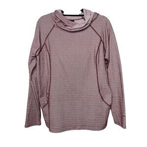 Patagonia Women's Large Active Herringbone Hoody Red Pullover Stretch 54360 Top